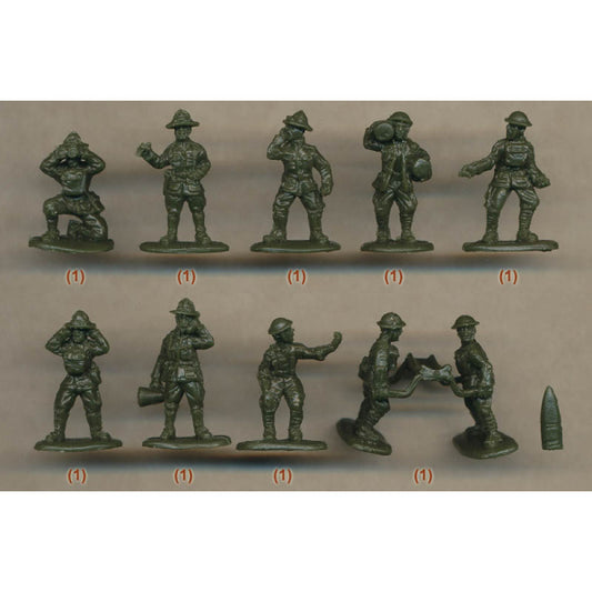 1/72 WWI 8 Inch Mk VII Howitzer American Crew (STR)