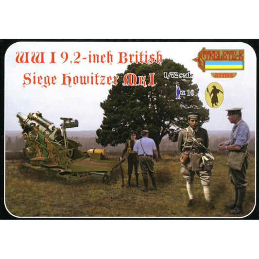 1/72 WWI 9.2-inch British Siege Howitzer MK I (STR)