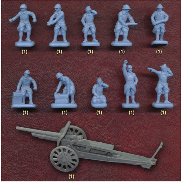 1/72 WWI 1913 French 105mm Cannon Schneider (STR)