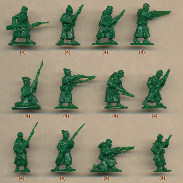 1/72 Russo-Turkish War - Russian Infantry in Winter Dress 1877 (STR)