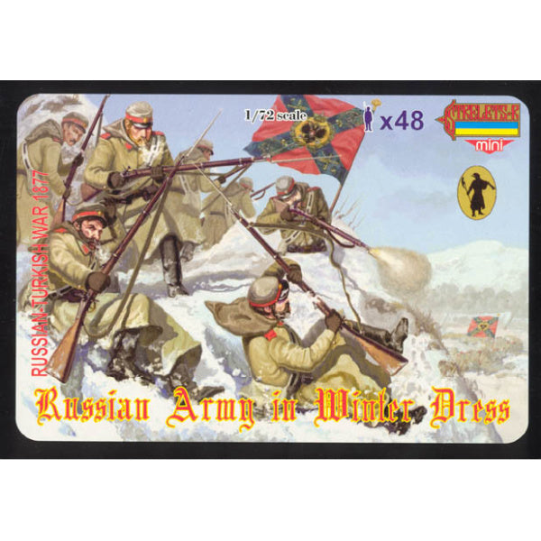 1/72 Russo-Turkish War - Russian Infantry in Winter Dress 1877 (STR)