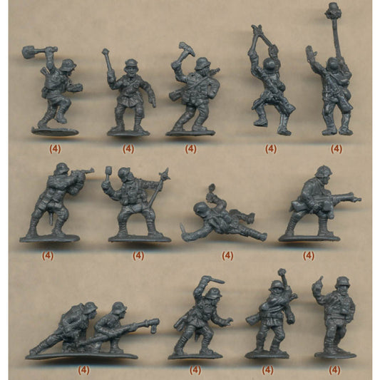 1/72 WW I German Stormtroops (STR)