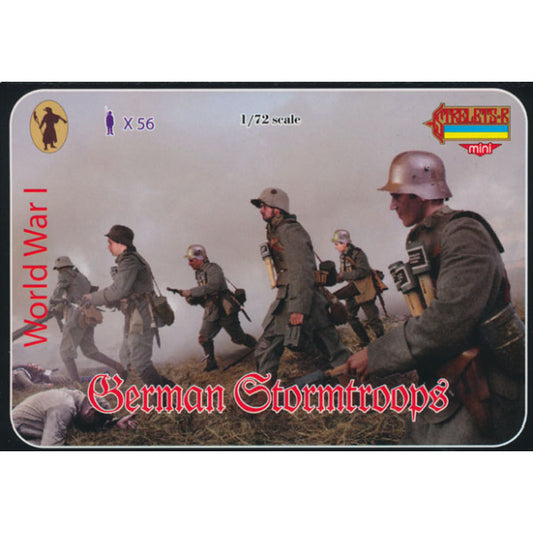 1/72 WW I German Stormtroops (STR)