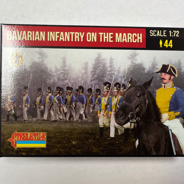 1/72 Napoleonic Bavarian Infantry on the March (STR)