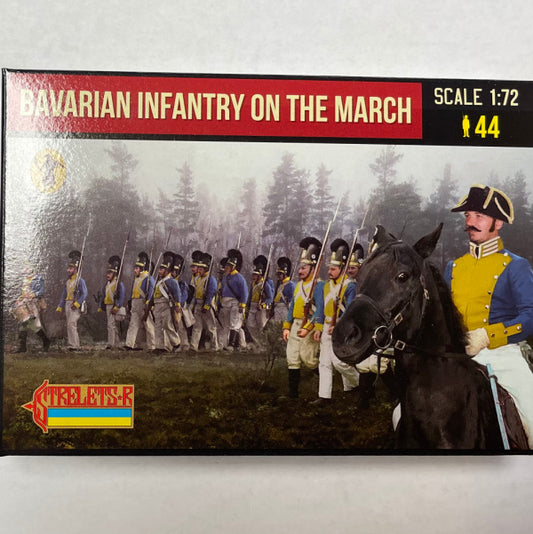 1/72 Napoleonic Bavarian Infantry on the March (STR)