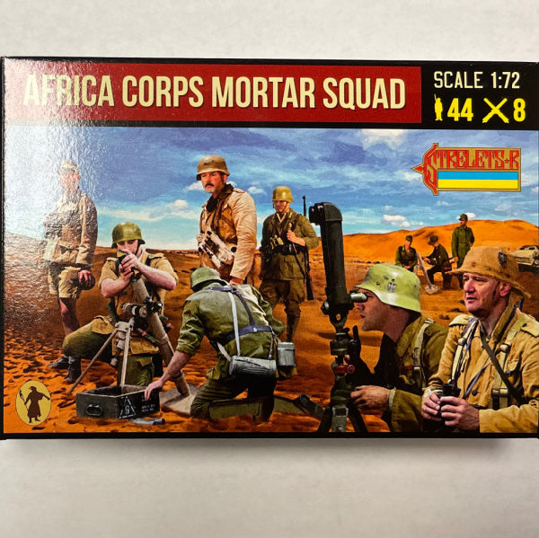 1/72 WWII - Africa Corps Mortar Squad (STR)