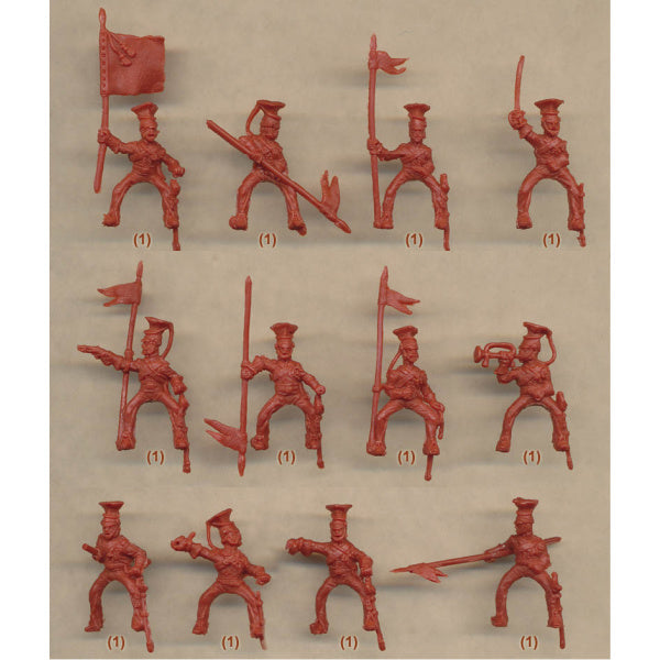 1/72 Crimean War British Lancers (STR)