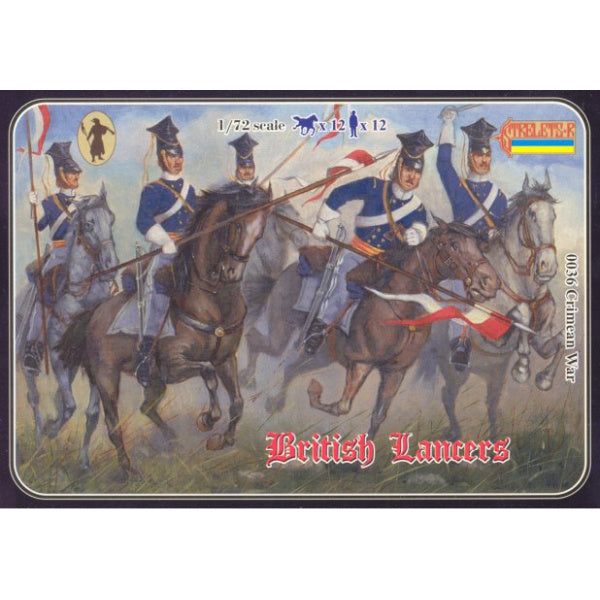 1/72 Crimean War British Lancers (STR)