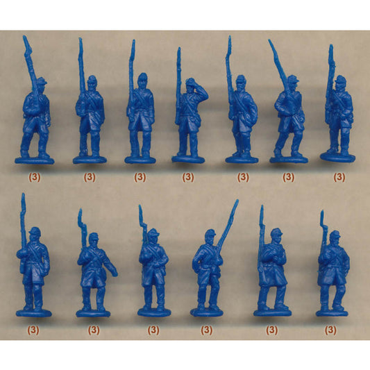 1/72 ACW Union Troops on the March (STR)