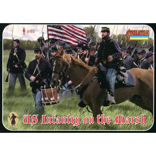 1/72 ACW Union Troops on the March (STR)