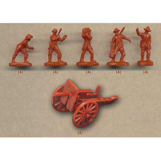 1/72 Anglo-Boer War - Pom-Pom Gun with Boer Crew (STR)