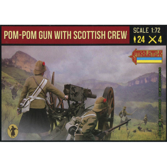 1/72 Anglo-Boer War - Pom-Pom Gun with Scottish Crew (STR)