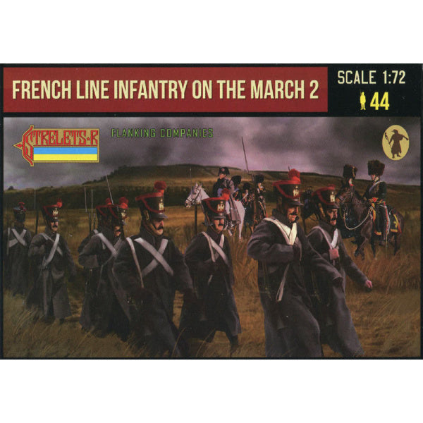 1/72 Napoleonic French Line Infantry on the March 2 (STR)