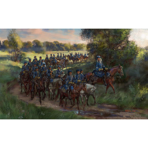 1/72 WSS - French Dragoons on the March (STR)