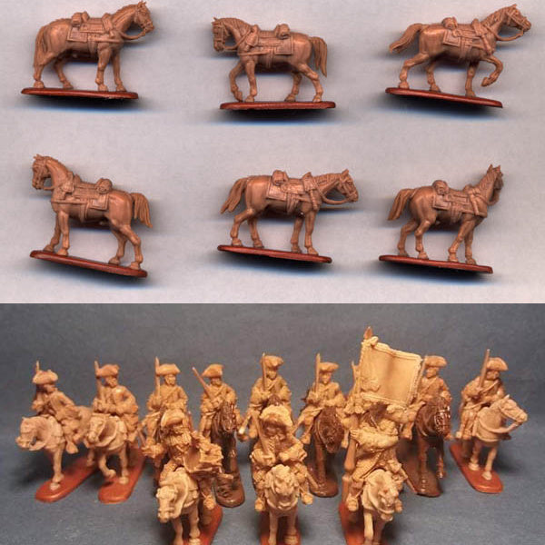1/72 WSS - French Late War Dragoons in Reserve (STR)