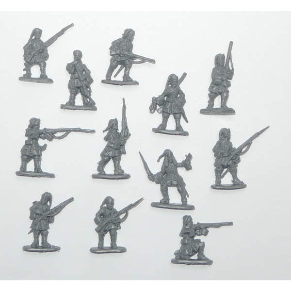 1/72 WSS - Dismounted French Dragoons in Skirmish (STR)