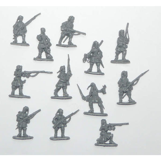 1/72 WSS - Dismounted French Dragoons in Skirmish (STR)