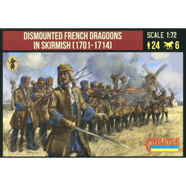 1/72 WSS - Dismounted French Dragoons in Skirmish (STR)
