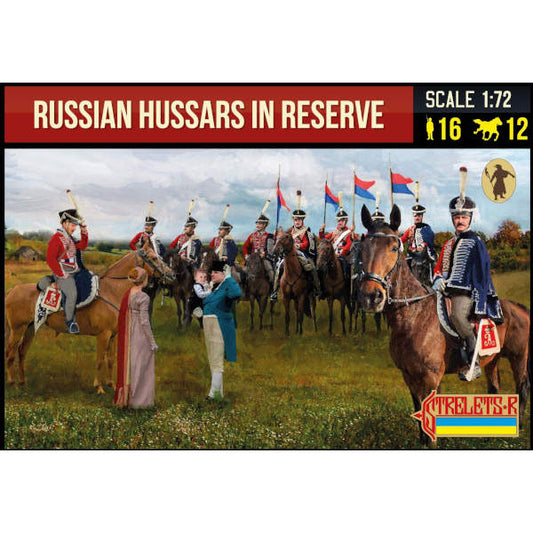 1/72 Napoleonic Russian Hussars in Reserve (STR)
