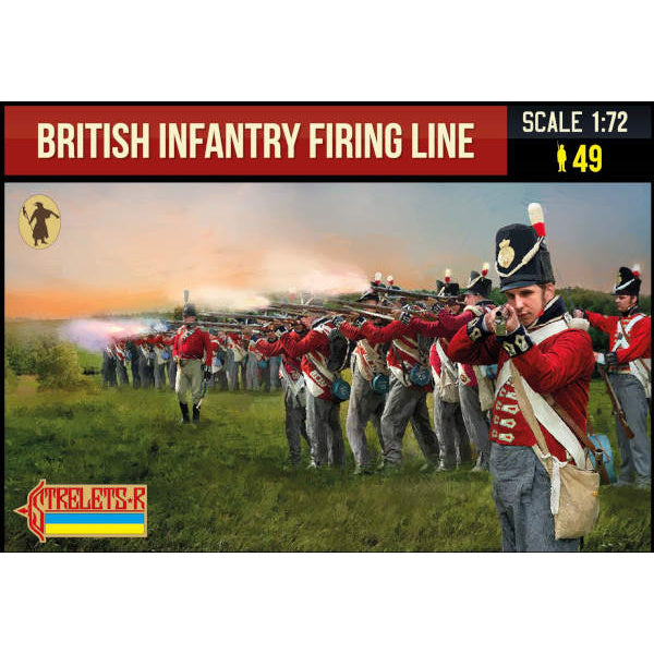 1/72 Napoleonic British Infantry Firing Line (STR)