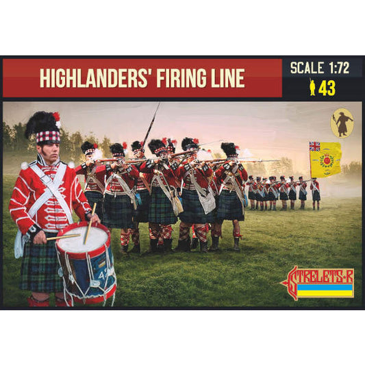 1/72 Napoleonic - Highlanders' Firing Line (STR)