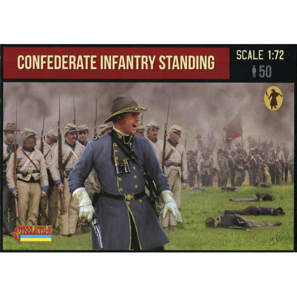 1/72 Confederate Infantry Standing (STR)
