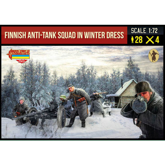 1/72 WWII Finnish Anti-Tank Squad in Winter Dress (STR)