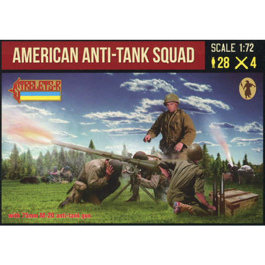 1/72 WWII American Anti-Tank Squad (STR)