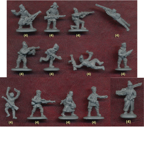 1/72 WW II Soviet Partisans in Winter Dress (STR)