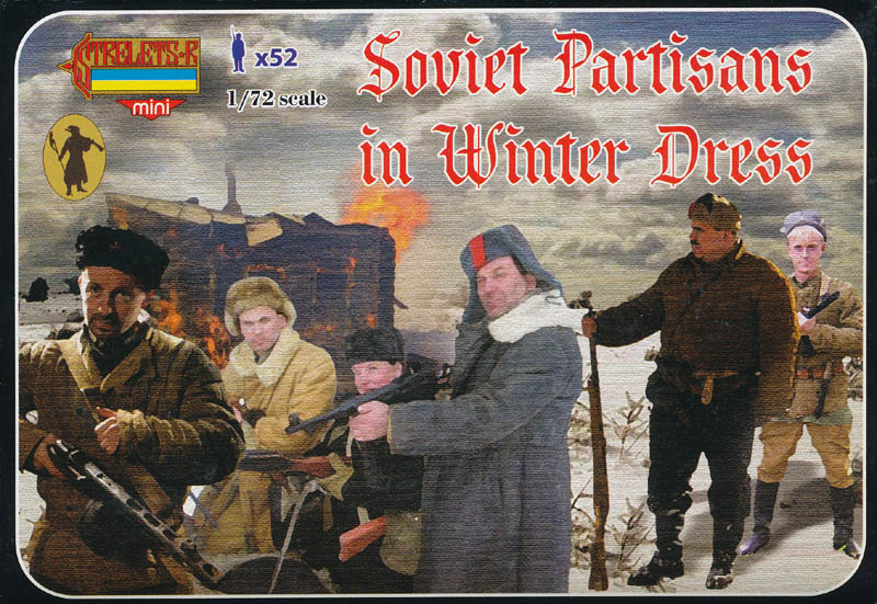 1/72 WW II Soviet Partisans in Winter Dress (STR)