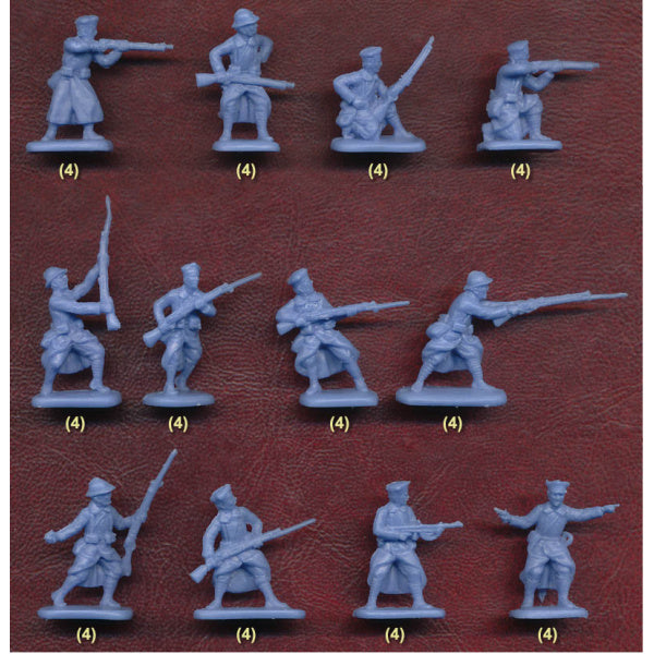 1/72 WWI Polish Infantry (Blue Army) (STR)
