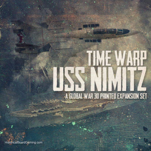 "Nimitz in Time" (Nimitz Carrier/F-14s)" 3D Printed
