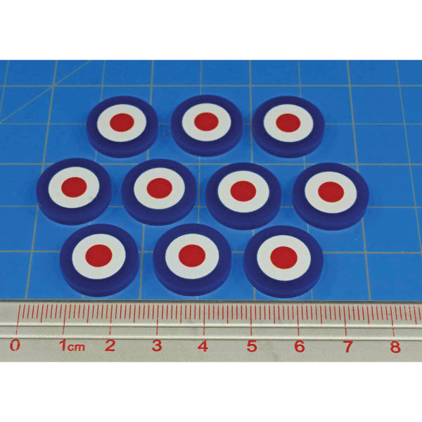 Premium Printed WWII United Kingdom RAF Tokens (10)
