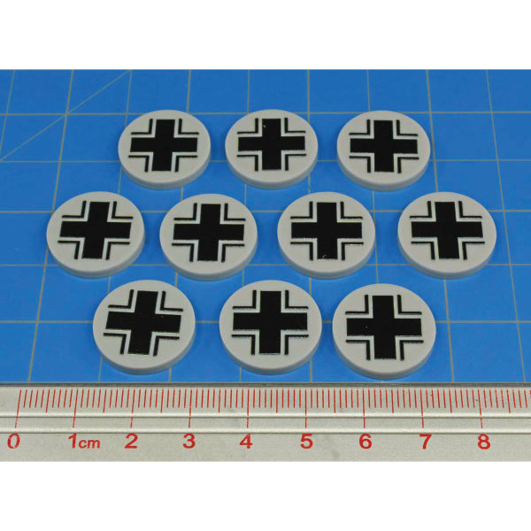 Premium Printed WWII German Luftwaffe Tokens (10)