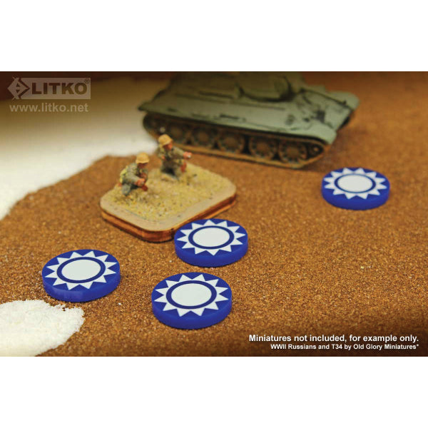 Premium Printed WWII China Kuomintang Tokens (10)
