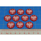 Premium Printed WWII Poland Imperial Eagle Tokens (10)