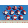 Premium Printed WWII U.S.A. Stars and Stripes Large Tokens (10)