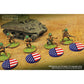 Premium Printed WWII U.S.A. Stars and Stripes Large Tokens (10)