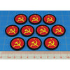 Premium Printed WWII Russia Hammer and Sickle Large Tokens (10)