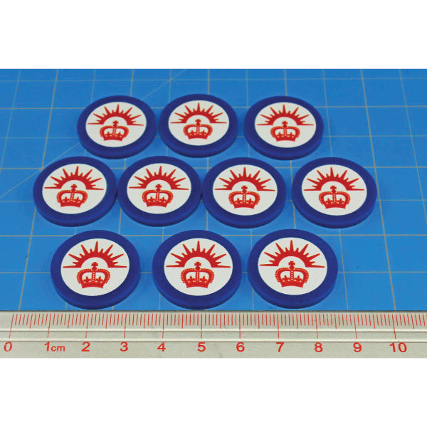 Premium Printed WWII Australian ANZAC Large Tokens (10)