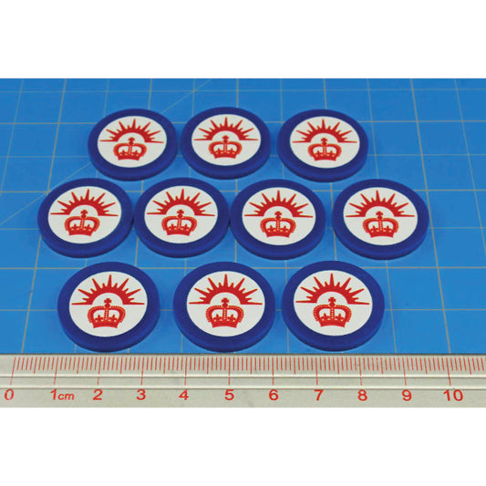 Premium Printed WWII Australian ANZAC Large Tokens (10)