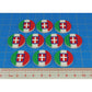 Premium Printed WWII Italian Savoy Shield Large Tokens (10)