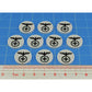 Premium Printed WWII Axis Command North Africa Campaign Tokens (10)