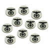 Premium Printed WWII Axis Command North Africa Campaign Tokens (10)