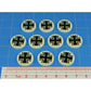 Premium Printed WWII German Bundeswehr-Cross North Africa Campaign Tokens (10)