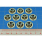 Premium Printed WWII British Special Air Service North Africa Campaign Tokens (10)