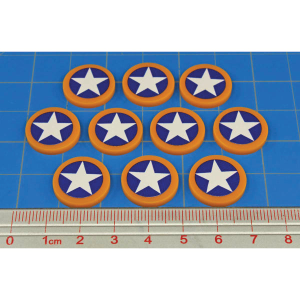 Premium Printed WWII Operation Torch North Africa Campaign Tokens (10)
