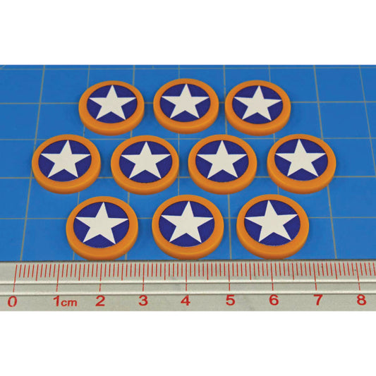 Premium Printed WWII Operation Torch North Africa Campaign Tokens (10)
