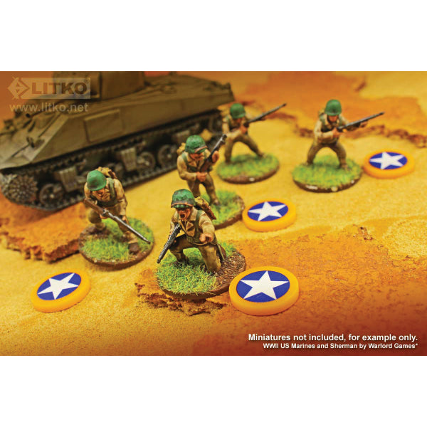 Premium Printed WWII Operation Torch North Africa Campaign Tokens (10)
