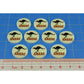Premium Printed WWII Australian ANZAC North Africa Campaign Tokens (10)